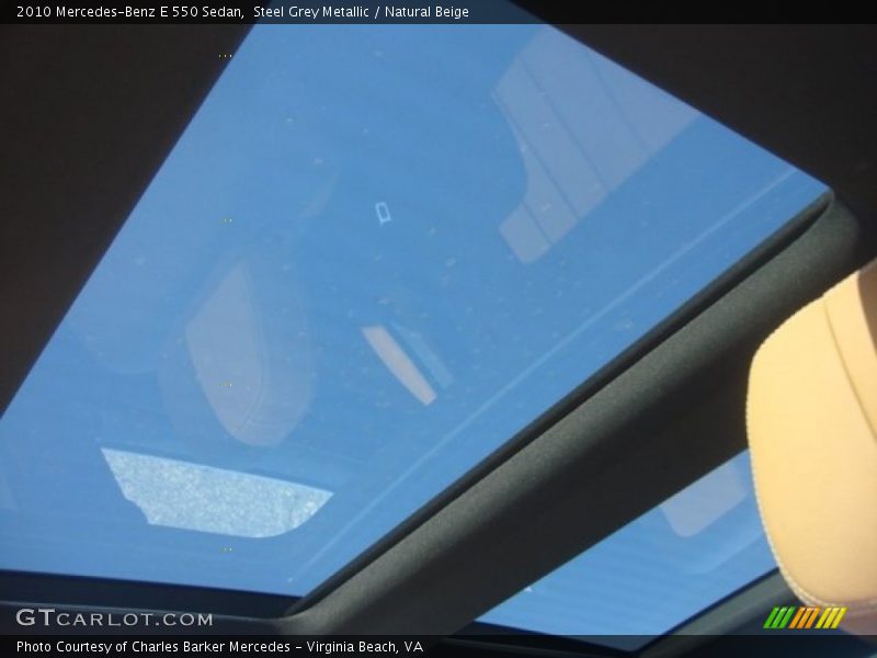 Steel Grey Metallic / Natural Beige 2010 Mercedes-Benz E 550 Sedan