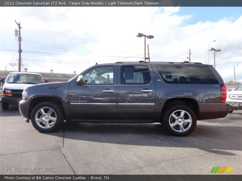 Taupe Gray Metallic / Light Titanium/Dark Titanium 2011 Chevrolet Suburban LTZ 4x4
