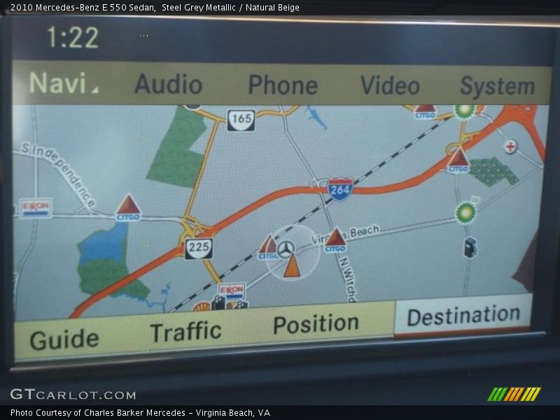 Steel Grey Metallic / Natural Beige 2010 Mercedes-Benz E 550 Sedan