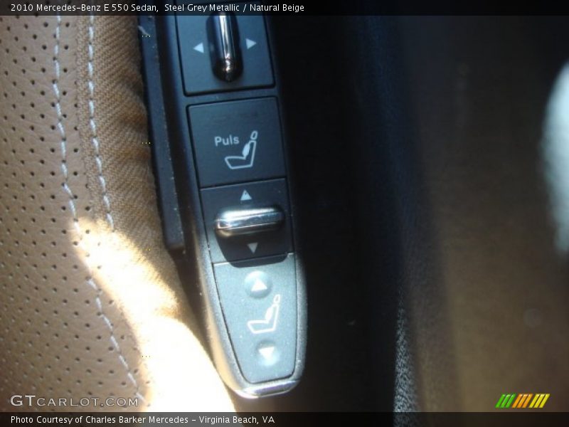 Steel Grey Metallic / Natural Beige 2010 Mercedes-Benz E 550 Sedan
