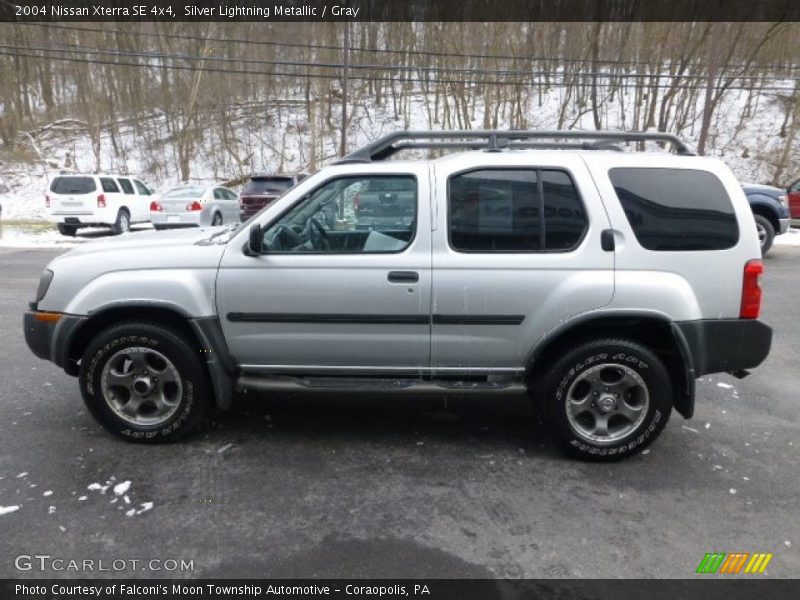 Silver Lightning Metallic / Gray 2004 Nissan Xterra SE 4x4