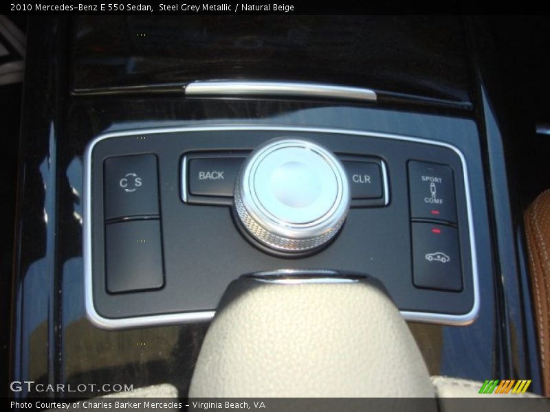 Steel Grey Metallic / Natural Beige 2010 Mercedes-Benz E 550 Sedan