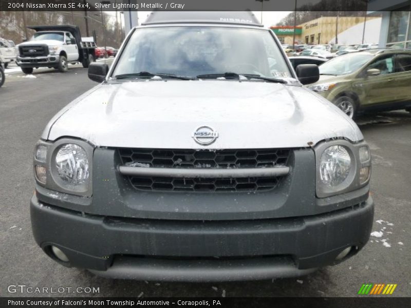 Silver Lightning Metallic / Gray 2004 Nissan Xterra SE 4x4