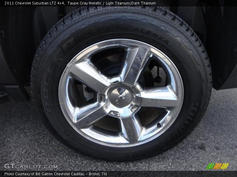 Taupe Gray Metallic / Light Titanium/Dark Titanium 2011 Chevrolet Suburban LTZ 4x4