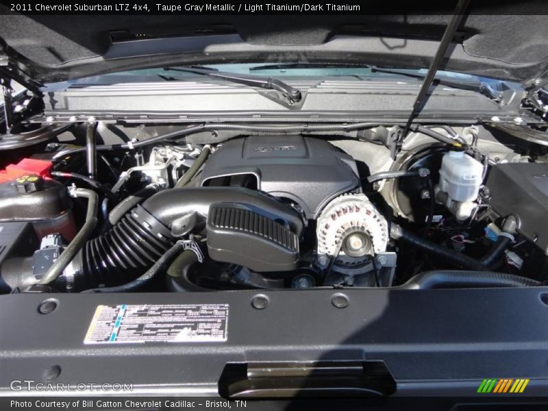 Taupe Gray Metallic / Light Titanium/Dark Titanium 2011 Chevrolet Suburban LTZ 4x4