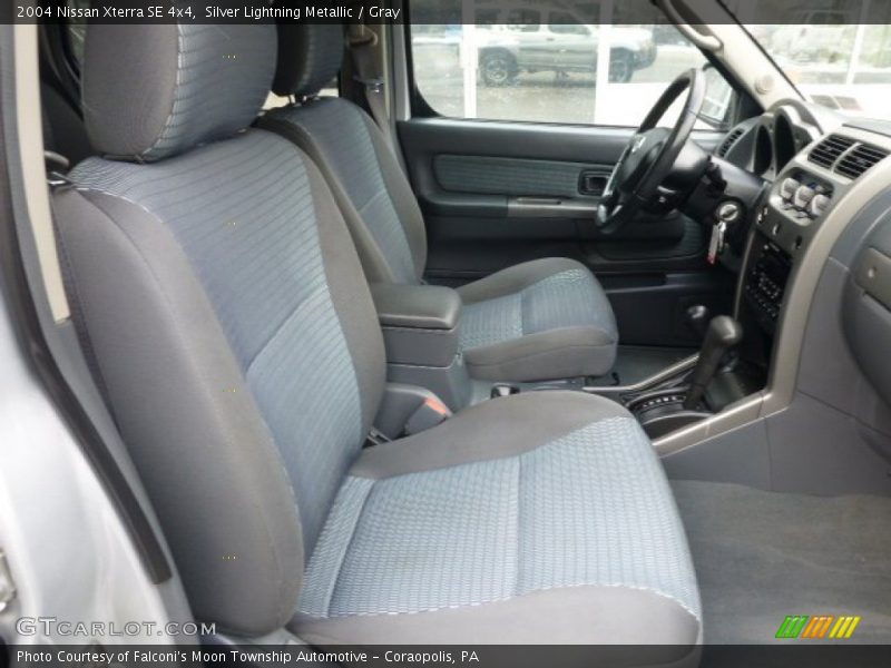 Silver Lightning Metallic / Gray 2004 Nissan Xterra SE 4x4