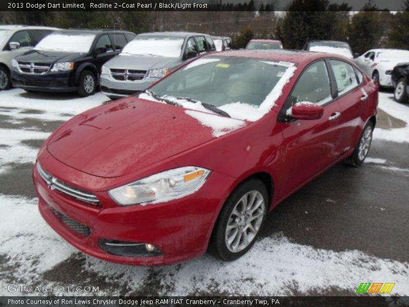 Redline 2-Coat Pearl / Black/Light Frost 2013 Dodge Dart Limited