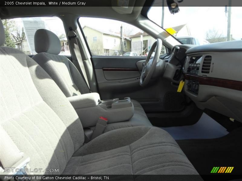White / Medium Gray 2005 Chevrolet Impala