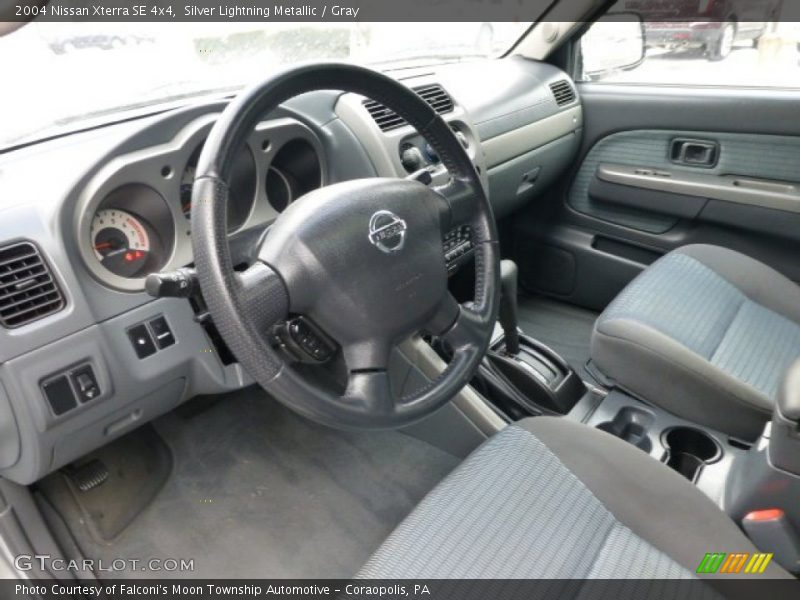 Silver Lightning Metallic / Gray 2004 Nissan Xterra SE 4x4