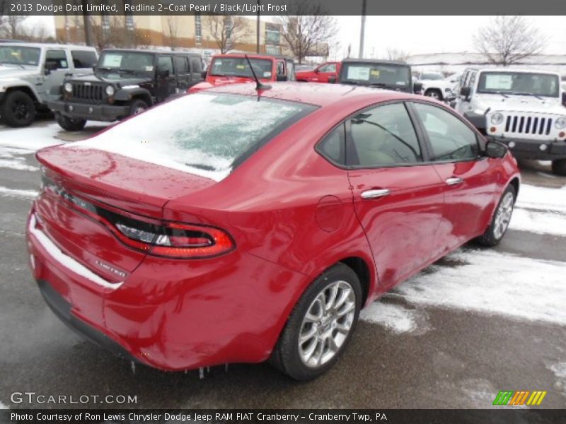 Redline 2-Coat Pearl / Black/Light Frost 2013 Dodge Dart Limited