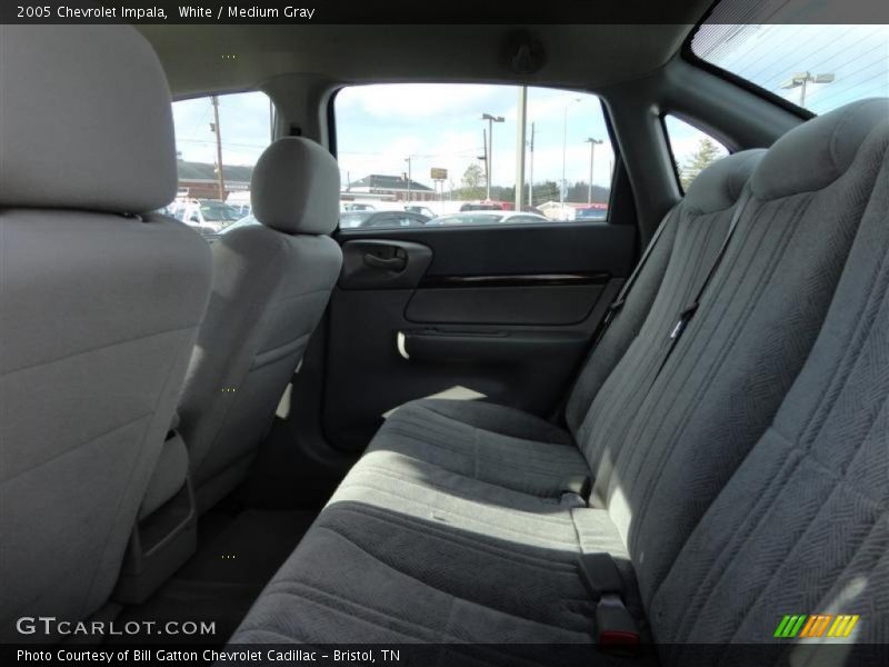White / Medium Gray 2005 Chevrolet Impala