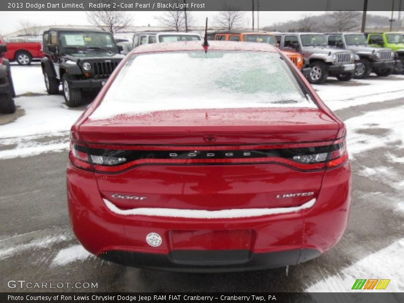 Redline 2-Coat Pearl / Black/Light Frost 2013 Dodge Dart Limited