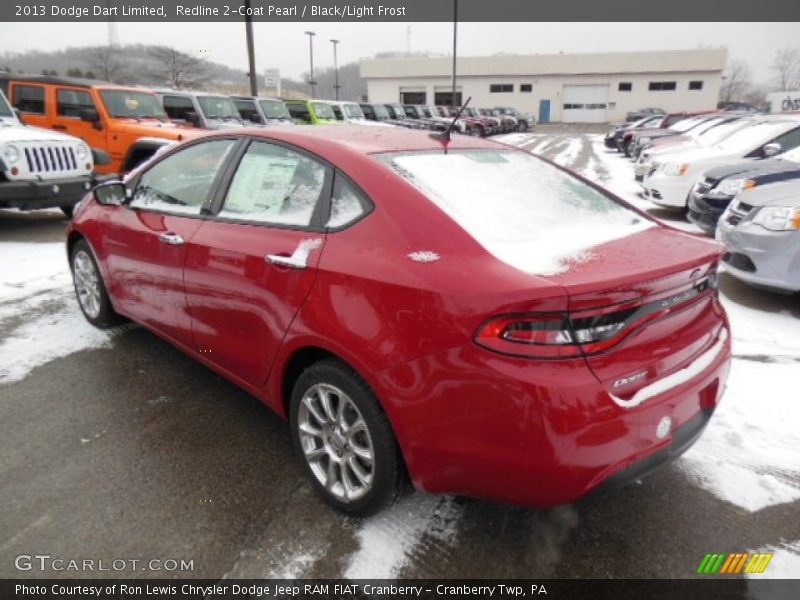 Redline 2-Coat Pearl / Black/Light Frost 2013 Dodge Dart Limited