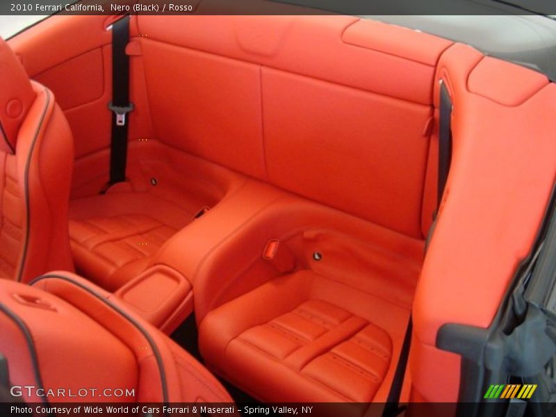 Rear Seat of 2010 California 