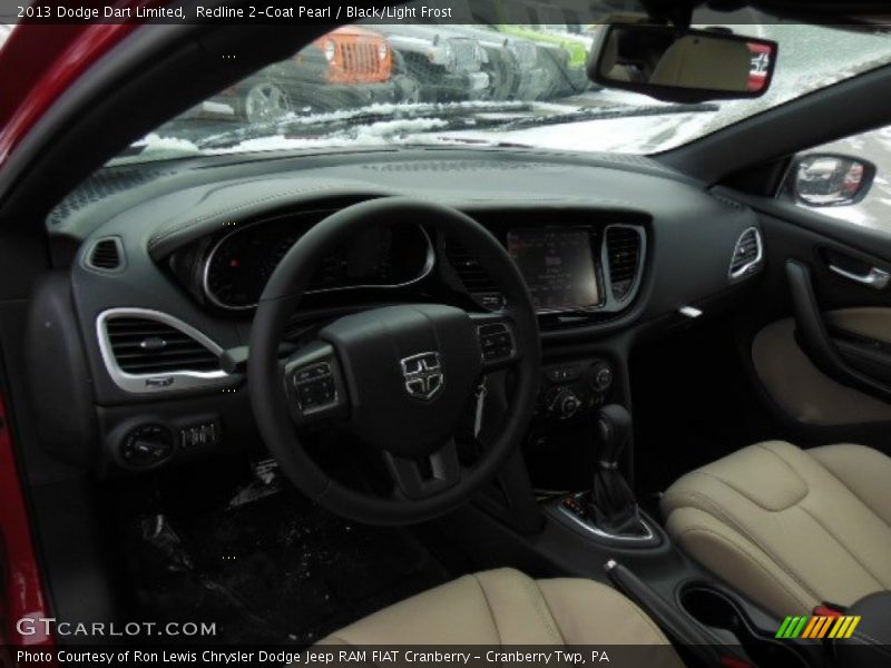 Redline 2-Coat Pearl / Black/Light Frost 2013 Dodge Dart Limited