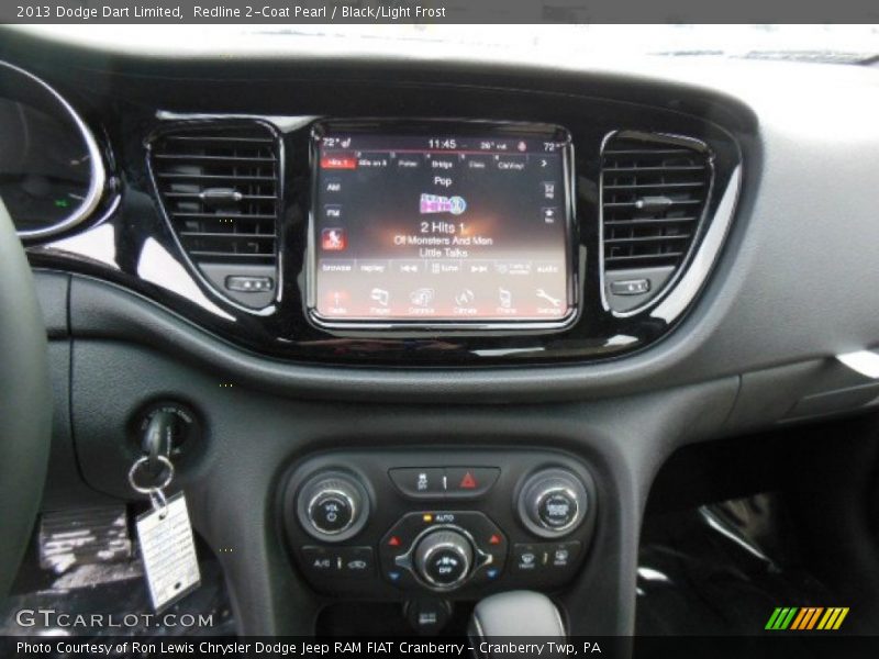 Redline 2-Coat Pearl / Black/Light Frost 2013 Dodge Dart Limited