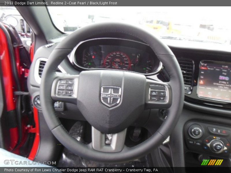 Redline 2-Coat Pearl / Black/Light Frost 2013 Dodge Dart Limited