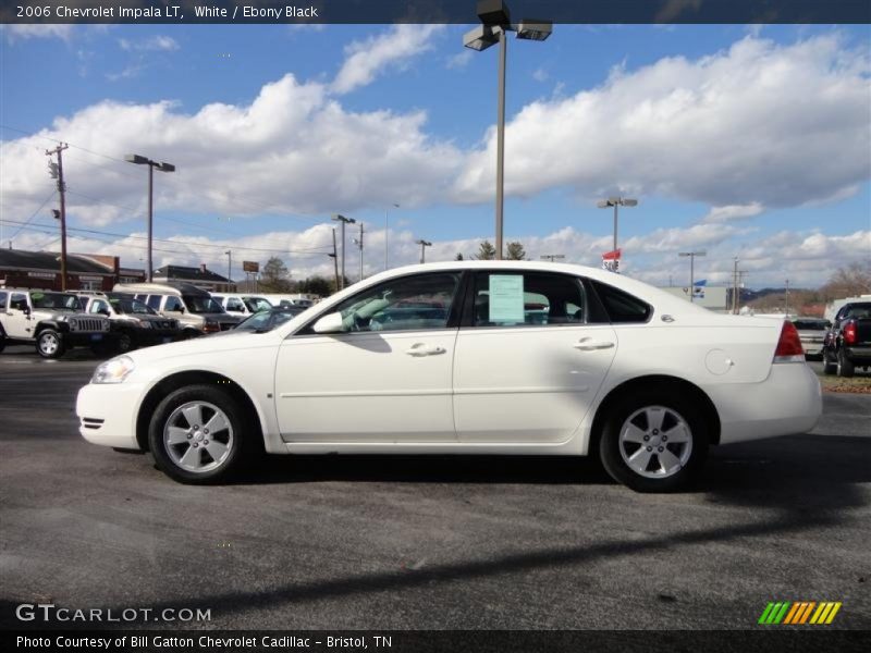White / Ebony Black 2006 Chevrolet Impala LT
