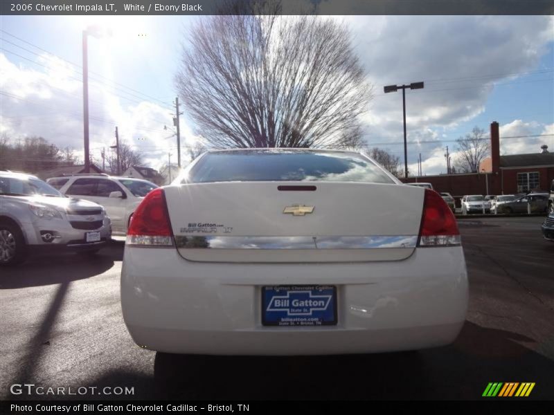 White / Ebony Black 2006 Chevrolet Impala LT