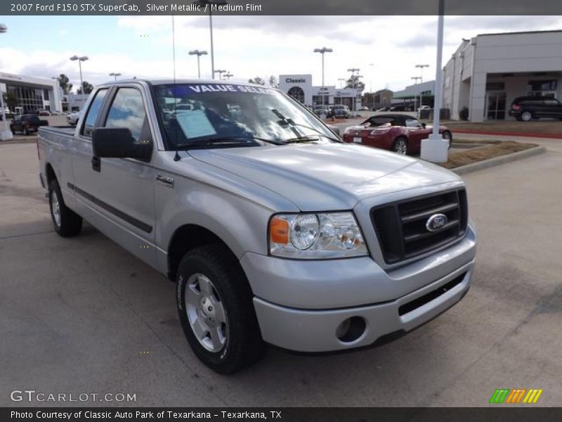 Silver Metallic / Medium Flint 2007 Ford F150 STX SuperCab