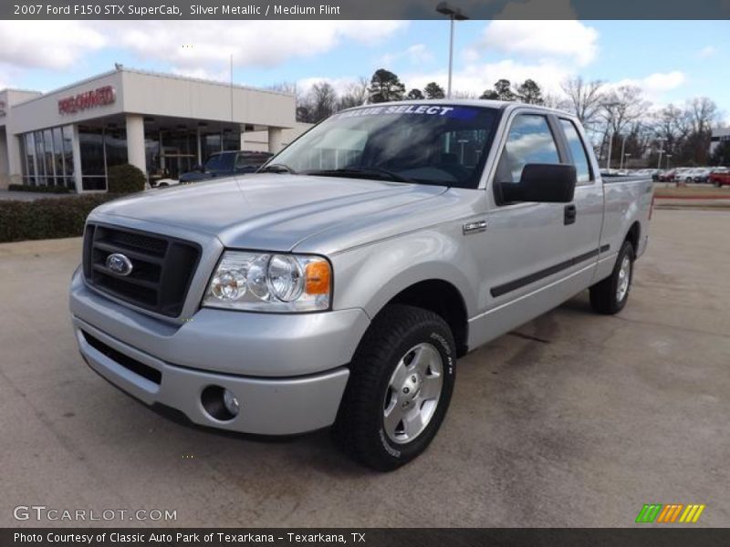 Silver Metallic / Medium Flint 2007 Ford F150 STX SuperCab