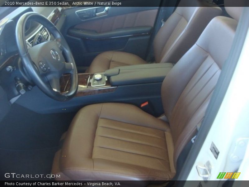 Arctic White / Natural Beige 2010 Mercedes-Benz E 350 Sedan