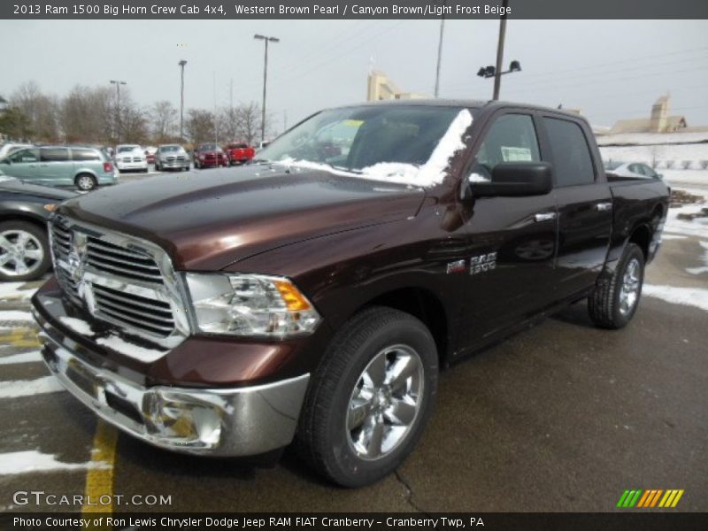 Front 3/4 View of 2013 1500 Big Horn Crew Cab 4x4