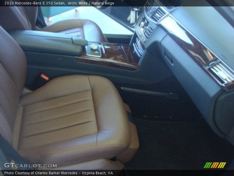 Arctic White / Natural Beige 2010 Mercedes-Benz E 350 Sedan
