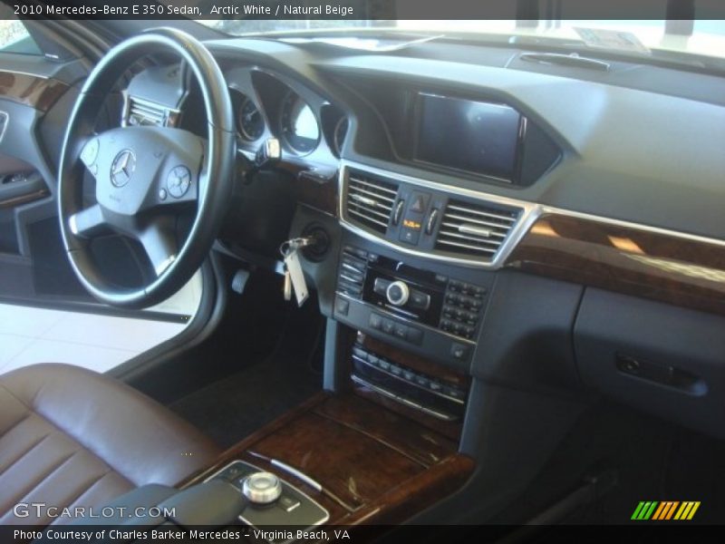 Arctic White / Natural Beige 2010 Mercedes-Benz E 350 Sedan