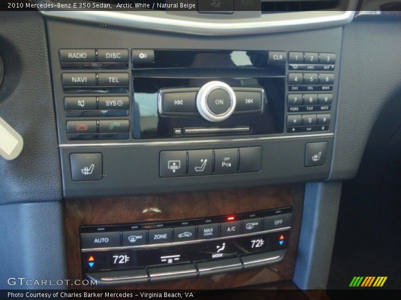 Arctic White / Natural Beige 2010 Mercedes-Benz E 350 Sedan