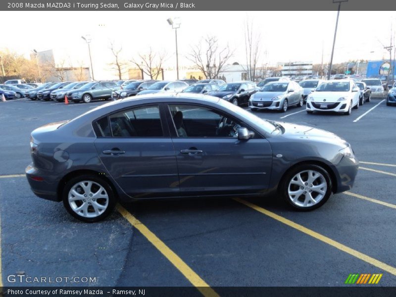 Galaxy Gray Mica / Black 2008 Mazda MAZDA3 i Touring Sedan