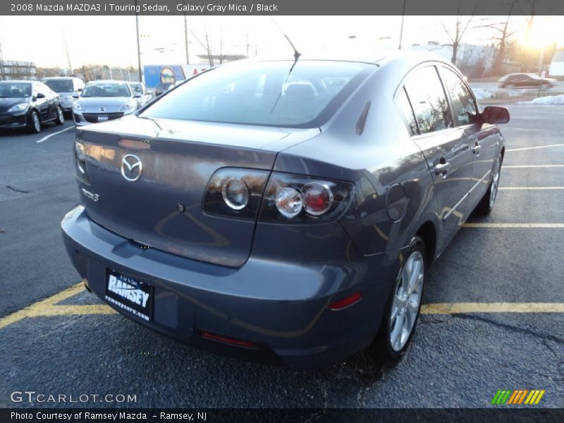 Galaxy Gray Mica / Black 2008 Mazda MAZDA3 i Touring Sedan