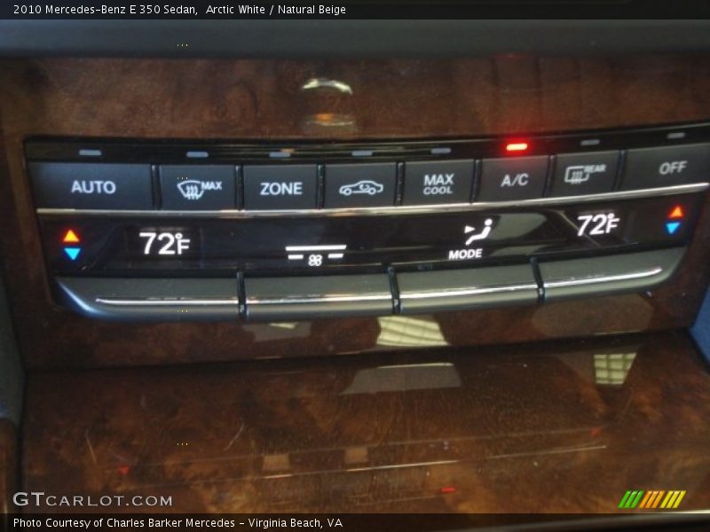 Arctic White / Natural Beige 2010 Mercedes-Benz E 350 Sedan