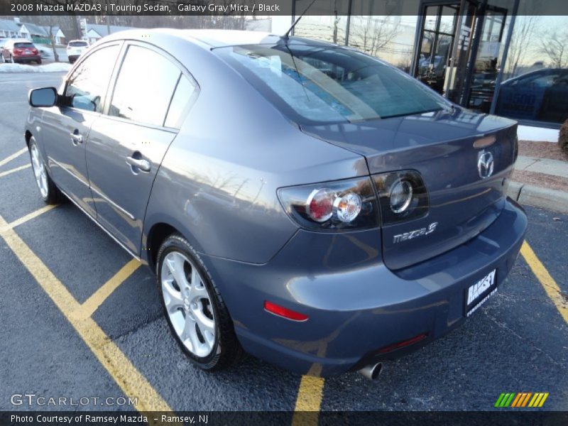Galaxy Gray Mica / Black 2008 Mazda MAZDA3 i Touring Sedan