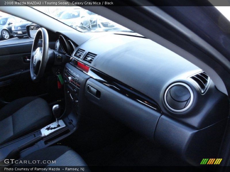 Galaxy Gray Mica / Black 2008 Mazda MAZDA3 i Touring Sedan