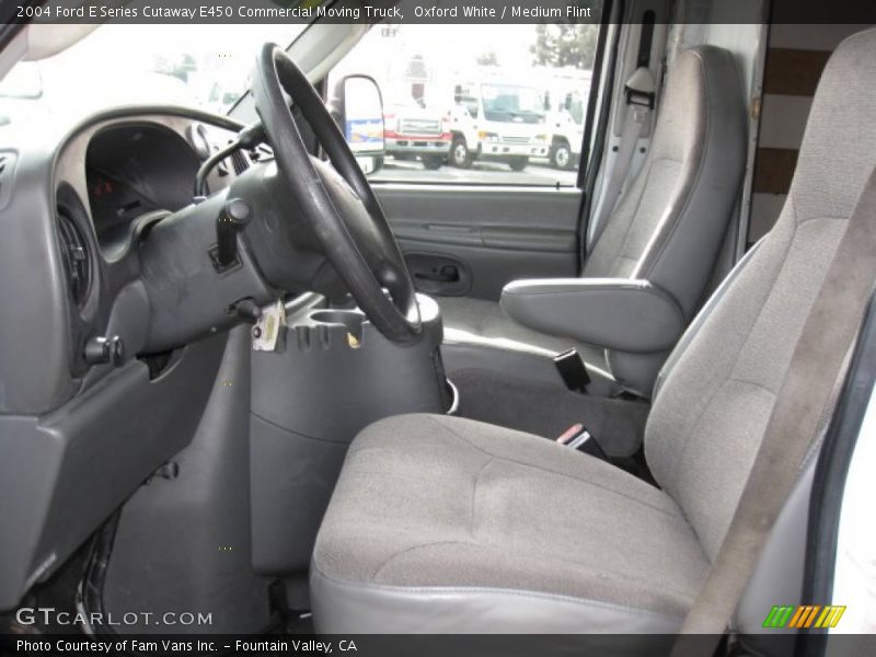 2004 E Series Cutaway E450 Commercial Moving Truck Medium Flint Interior