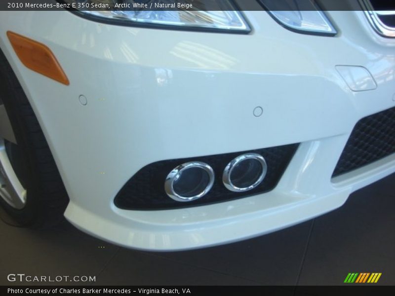 Arctic White / Natural Beige 2010 Mercedes-Benz E 350 Sedan