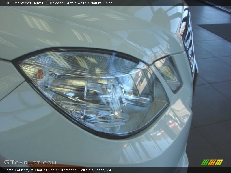 Arctic White / Natural Beige 2010 Mercedes-Benz E 350 Sedan