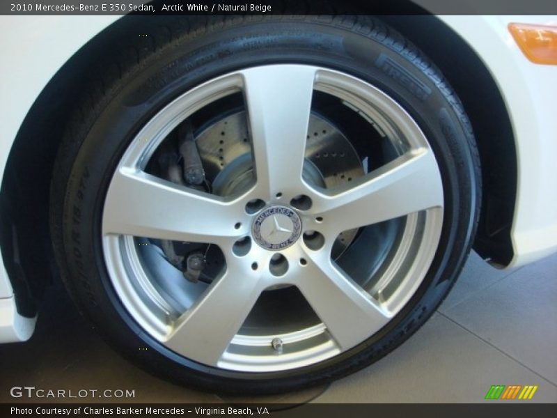 Arctic White / Natural Beige 2010 Mercedes-Benz E 350 Sedan