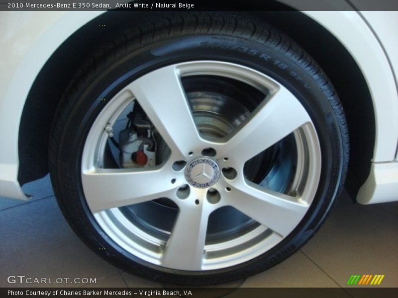 Arctic White / Natural Beige 2010 Mercedes-Benz E 350 Sedan
