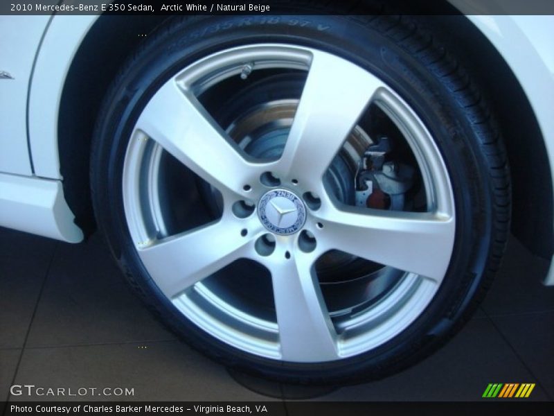 Arctic White / Natural Beige 2010 Mercedes-Benz E 350 Sedan