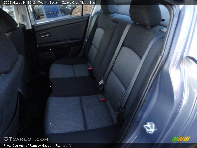 Galaxy Gray Mica / Black 2008 Mazda MAZDA3 i Touring Sedan
