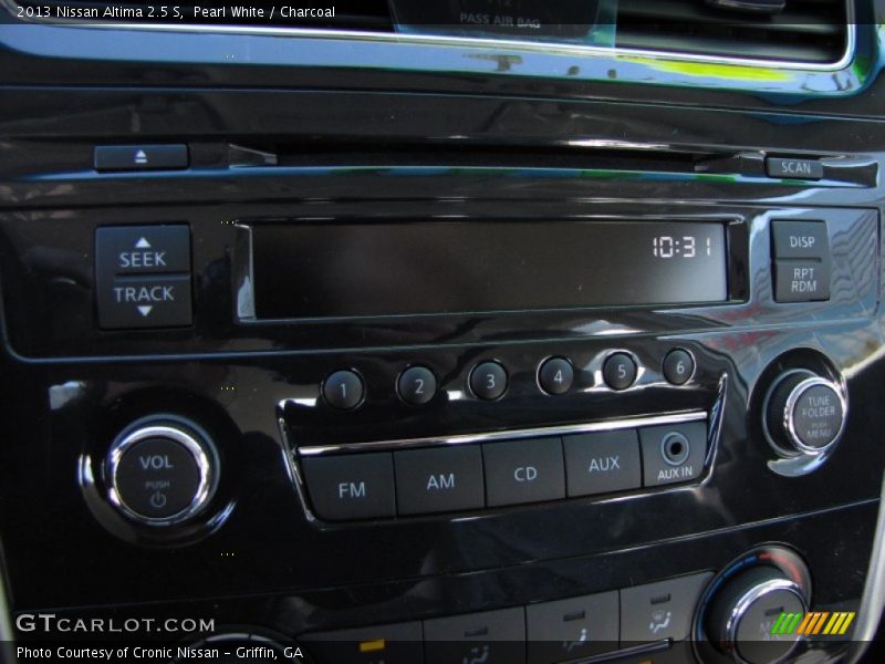 Pearl White / Charcoal 2013 Nissan Altima 2.5 S