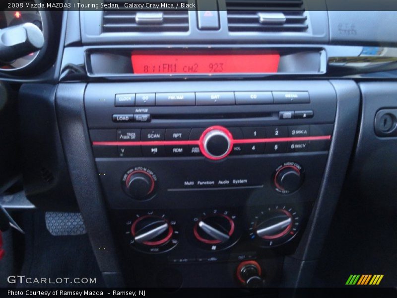 Controls of 2008 MAZDA3 i Touring Sedan