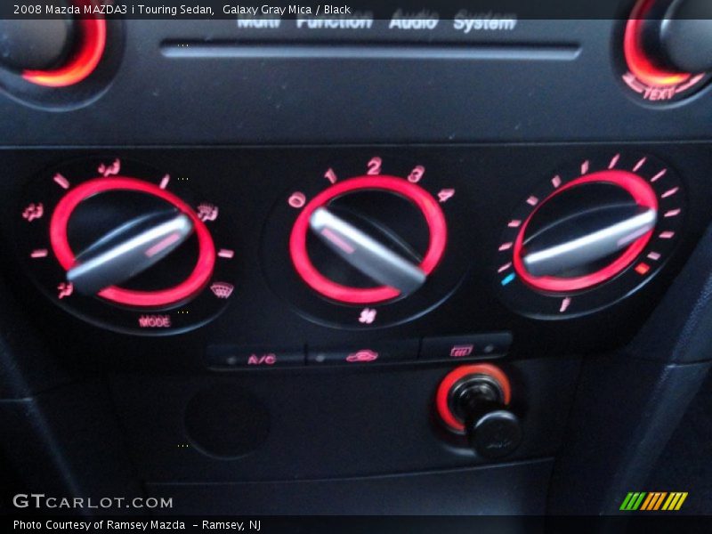 Galaxy Gray Mica / Black 2008 Mazda MAZDA3 i Touring Sedan