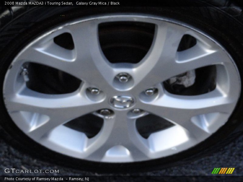 Galaxy Gray Mica / Black 2008 Mazda MAZDA3 i Touring Sedan