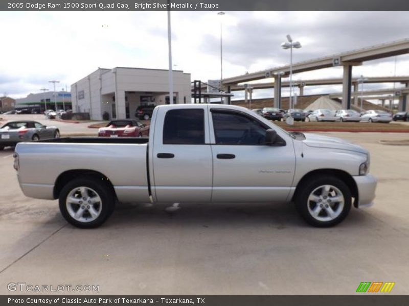 Bright Silver Metallic / Taupe 2005 Dodge Ram 1500 Sport Quad Cab