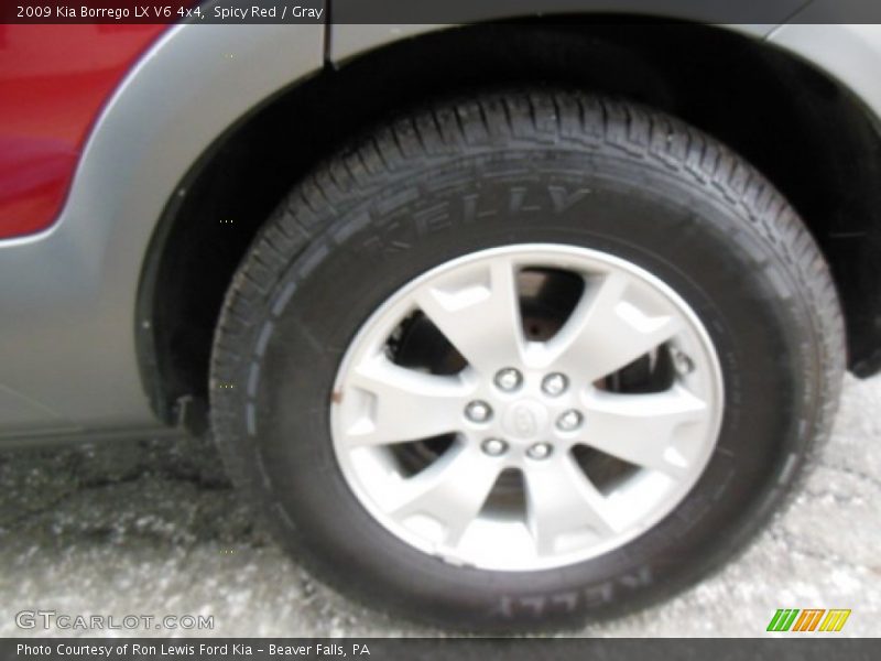 Spicy Red / Gray 2009 Kia Borrego LX V6 4x4