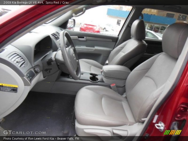 Spicy Red / Gray 2009 Kia Borrego LX V6 4x4