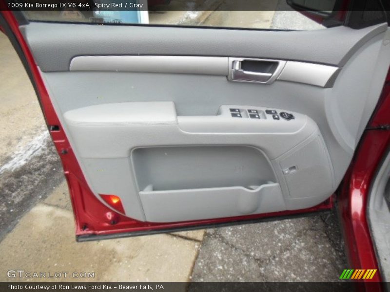 Spicy Red / Gray 2009 Kia Borrego LX V6 4x4
